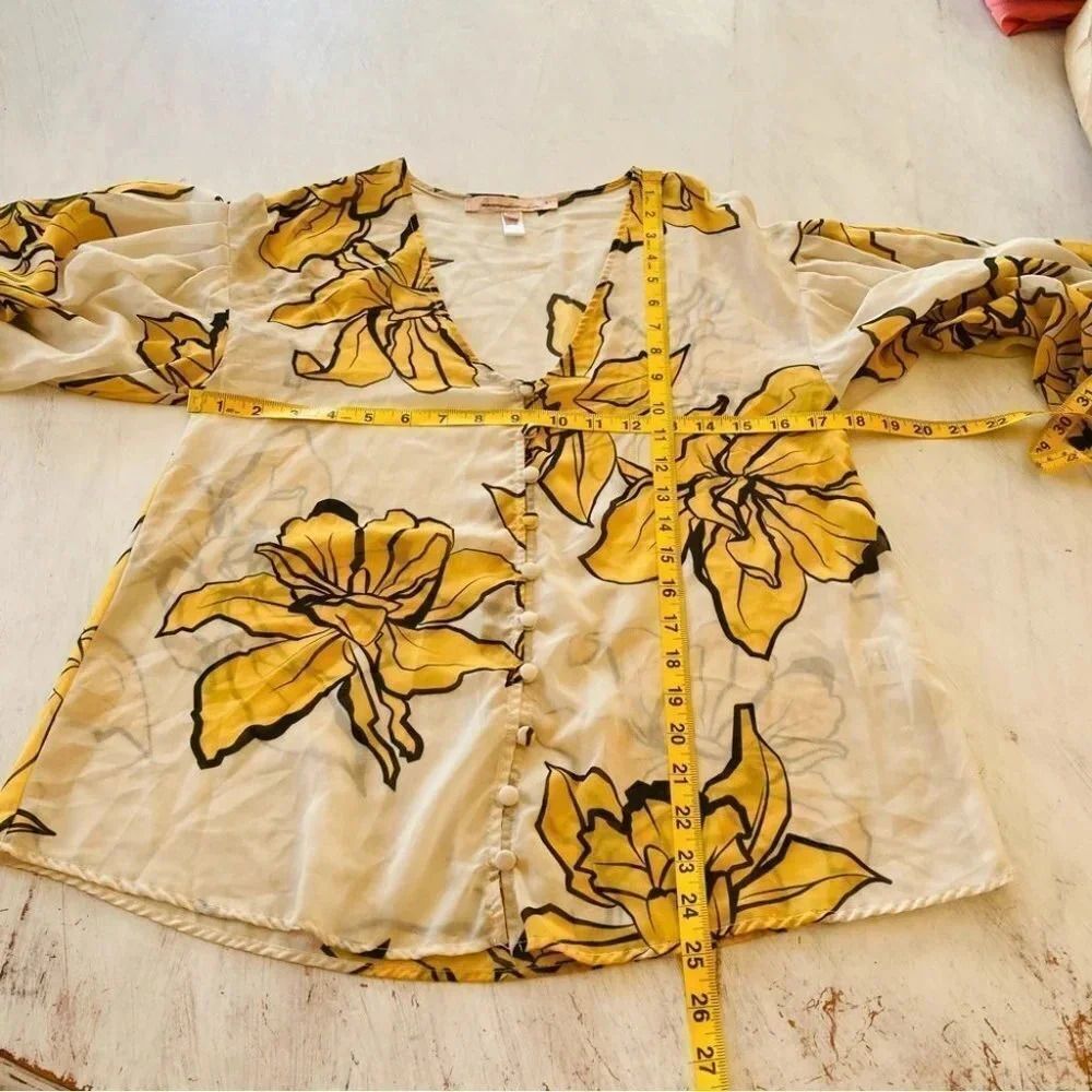 Anthropologie Hutch Kena Floral Top Size XS NWOT $108 - Picture 15 of 15